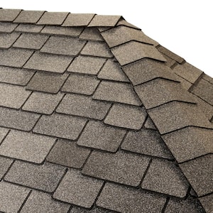 Timbertex Castlewood Gray Double-Layer Hip and Ridge Cap Roofing Shingles (20 lin. ft. per Bundle) (30-pieces)