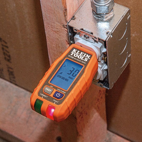 Klein Tools - GFCI Electrical Outlet Tester with LCD Display