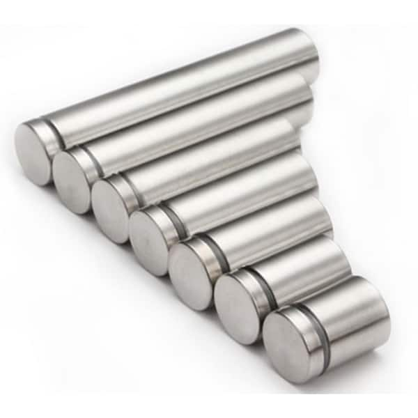 Save Big on 1/2 Diameter Sign Standoffs / Satin Chrome Finish