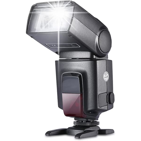 DSLR Speedlight w/ Hot Shoe and Angle Adjustment