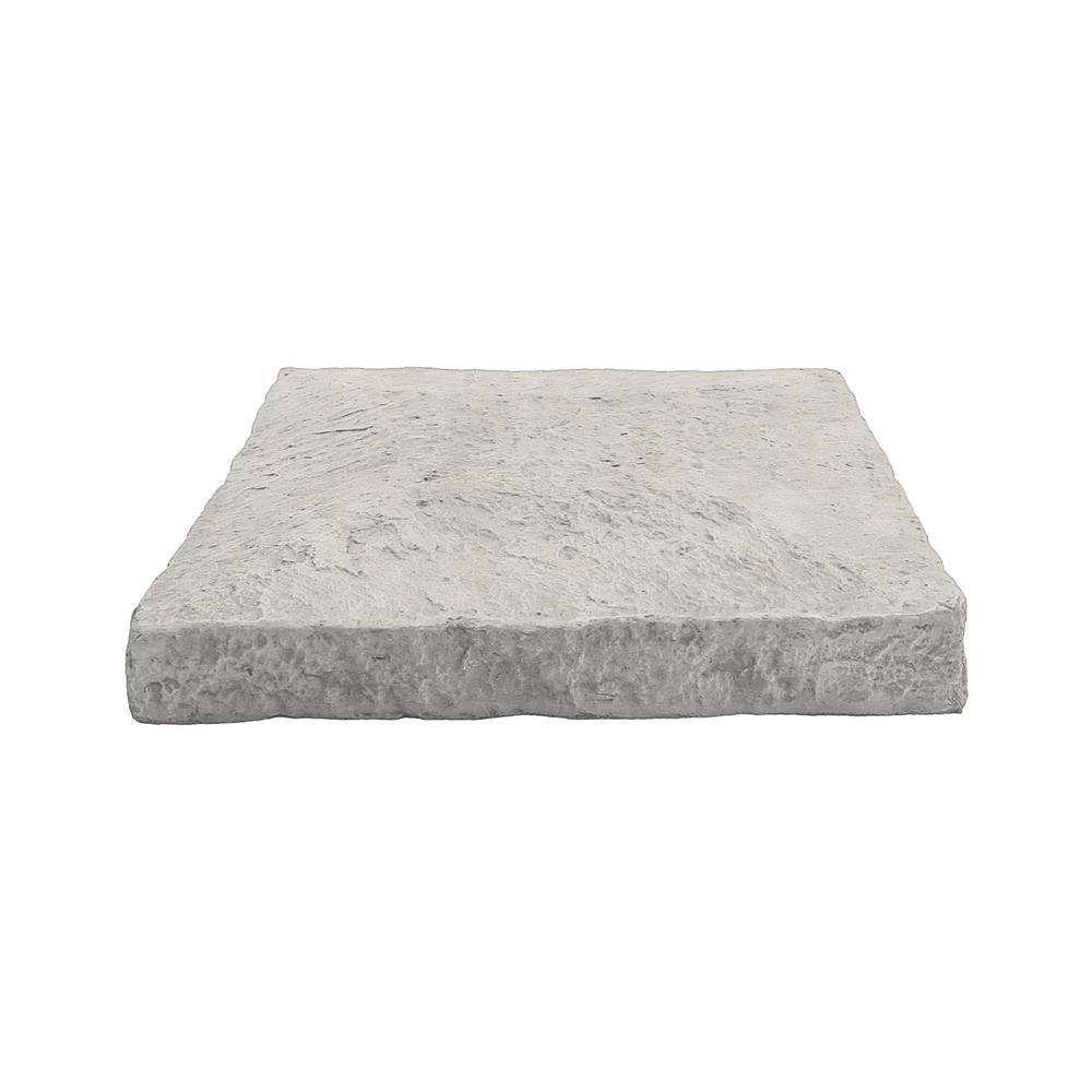 13.5 in. x 13.5 in. Arctic Smoke Faux Stone Flat Pillar Cap Siding price history on PriceWatchPro