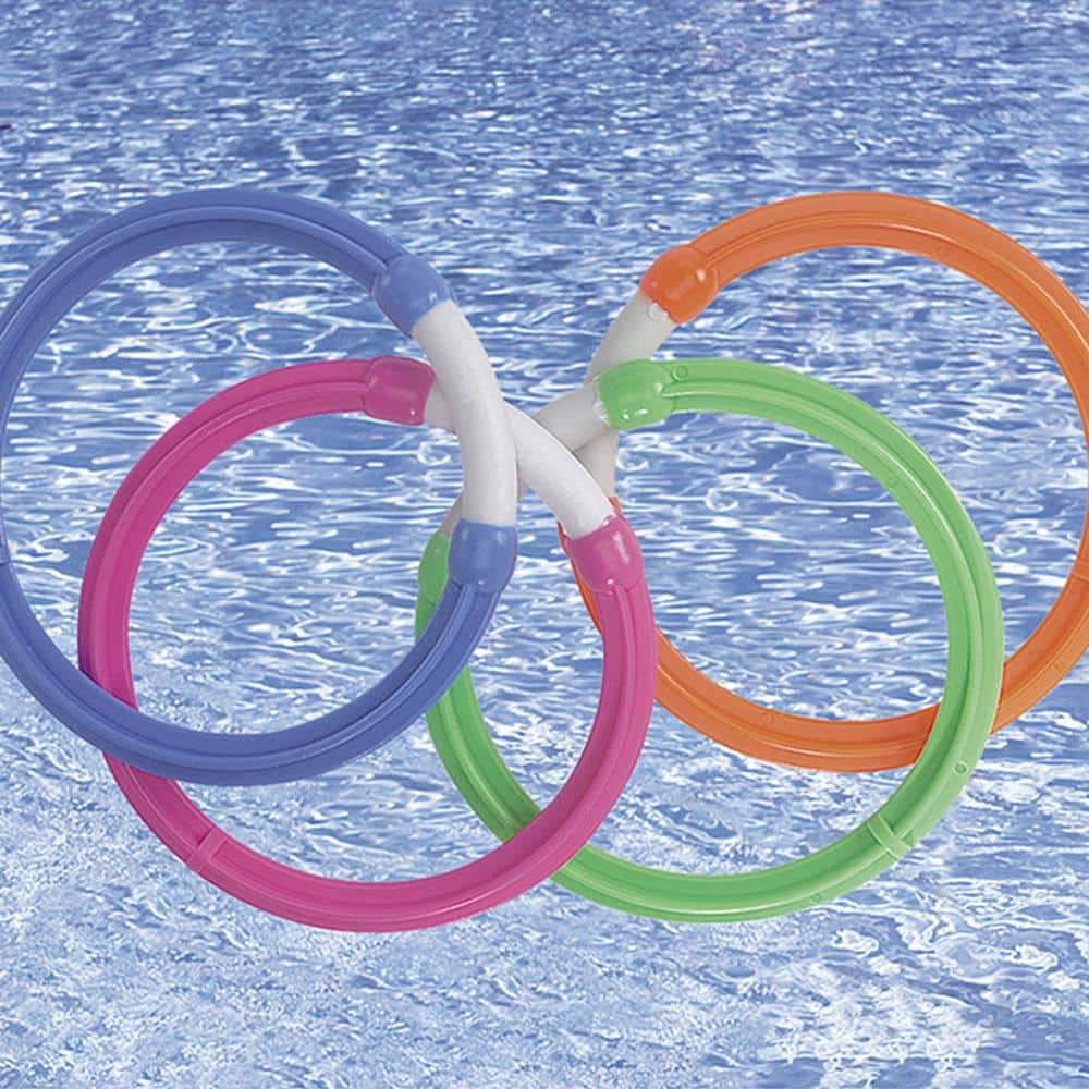 SunSplash Multiple Colors Round Dive Rings for Swimming Pools -  449-2-1104