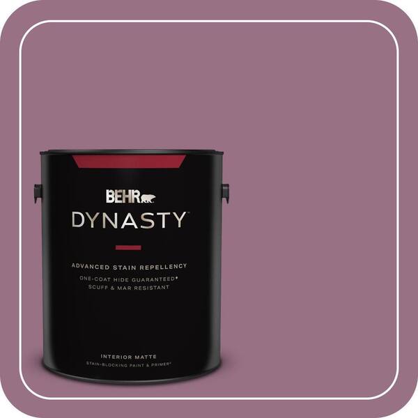 BEHR DYNASTY 1 gal. #690D-6 Meadow Flower Matte Interior Stain-Blocking Paint & Primer