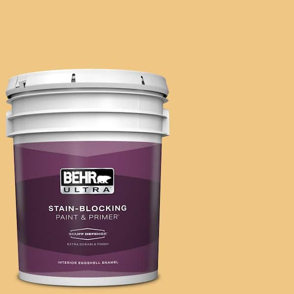 BEHR ULTRA 5 gal. #M290-4 Garbanzo Paste Extra Durable Eggshell Enamel Interior Paint & Primer