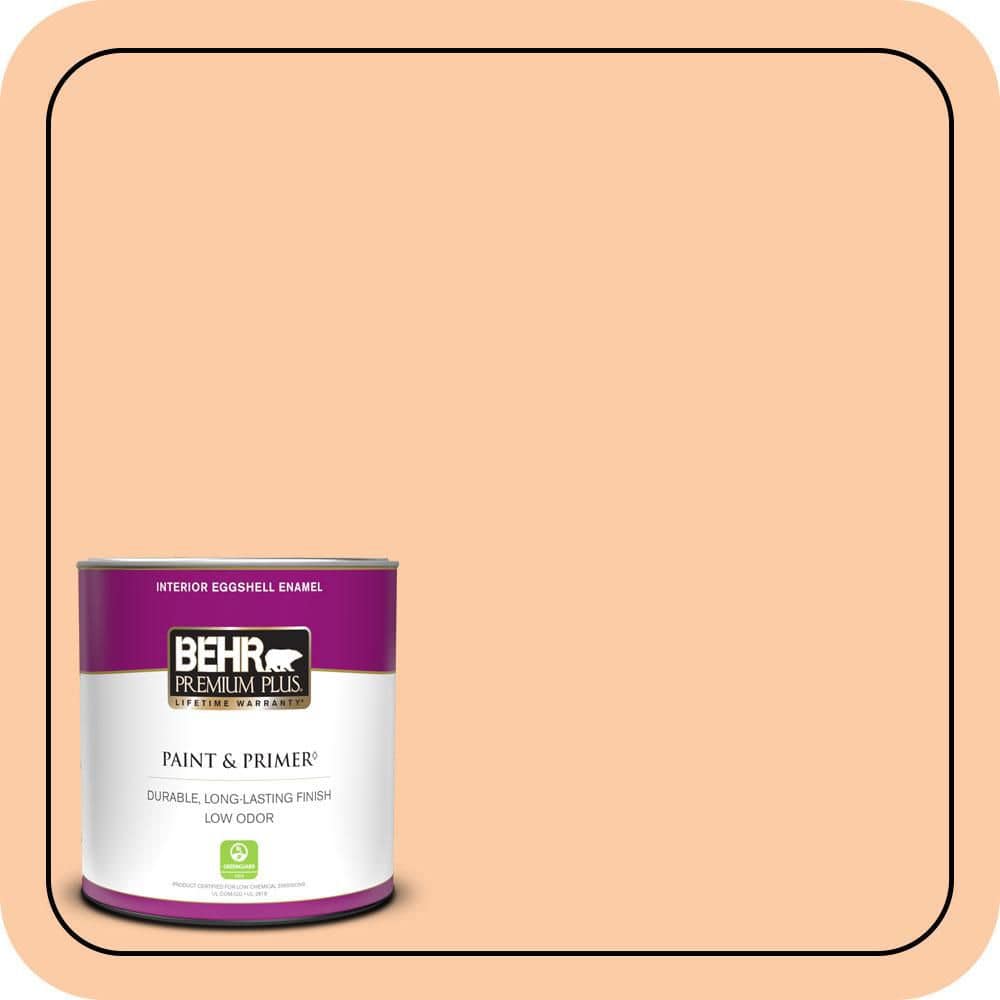 1 qt. #270C-3 Coral Confection Eggshell Enamel Low Odor Interior Paint & Primer product image for price tracking