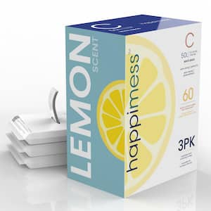 13.2 Gal. Lemon Scented Drawstring Trash Can Liner, White (60-Count, 3-Packs of 20 Liners)