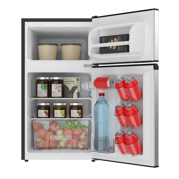 ARCTIC CHEF 17.83 in. 3.2 cu. ft. 2-Door Mini Refrigerator in
