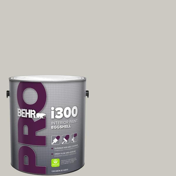 BEHR PRO 1 gal. Designer Collection #DC-008 Gratifying Gray Eggshell Interior Paint
