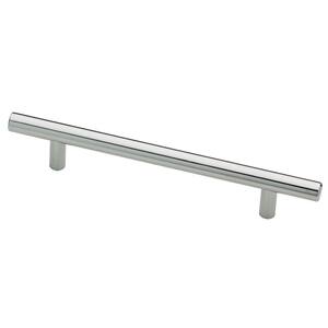 5-1/16 in (128 mm) Polished Chrome Bar Style Drawer Pull