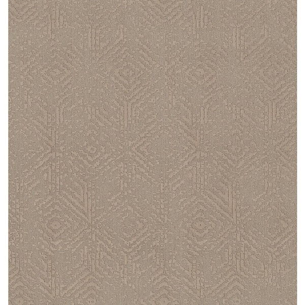 Starlore - Boardwalk - Brown 39.3 oz. Nylon Pattern Installed Carpet