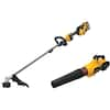 Dewalt 60v 2024 trimmer blower combo