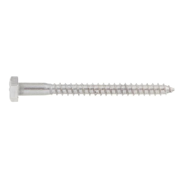 DECKMATE Marine Grade Stainless Steel 1/4 X 4-1/4 in. Heavy Duty Screw Hook  867570 - The Home Depot