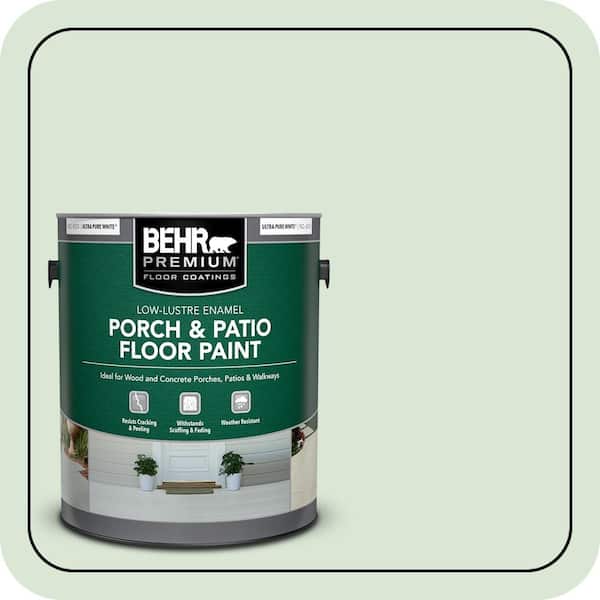 1 gal. #M400-2 Glass Tile Low-Lustre Enamel Interior/Exterior Porch and Patio Floor Paint