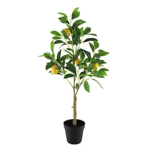 2.5 ft. Real Touch Artificial Lemon Tree in Pot