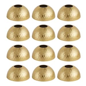 3.75 in. Gold Light Bulb Shade for Outdoor String Lights (12-Pack)