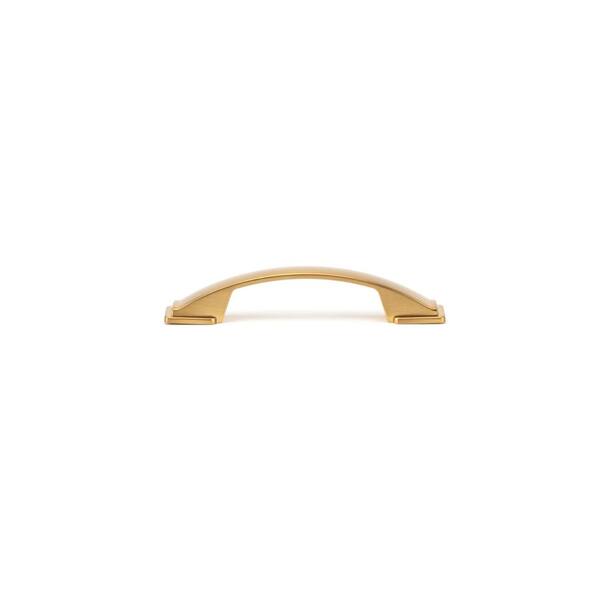 Richelieu Hardware Lucca Collection 3 3/4 in. (96 mm) Aurum Brushed Gold  Modern Arched Cabinet Bar Pull BP8323596158 - The Home Depot
