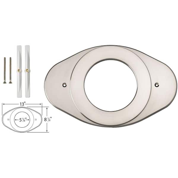 Delta Shower Renovation Cover Plate in Stainless