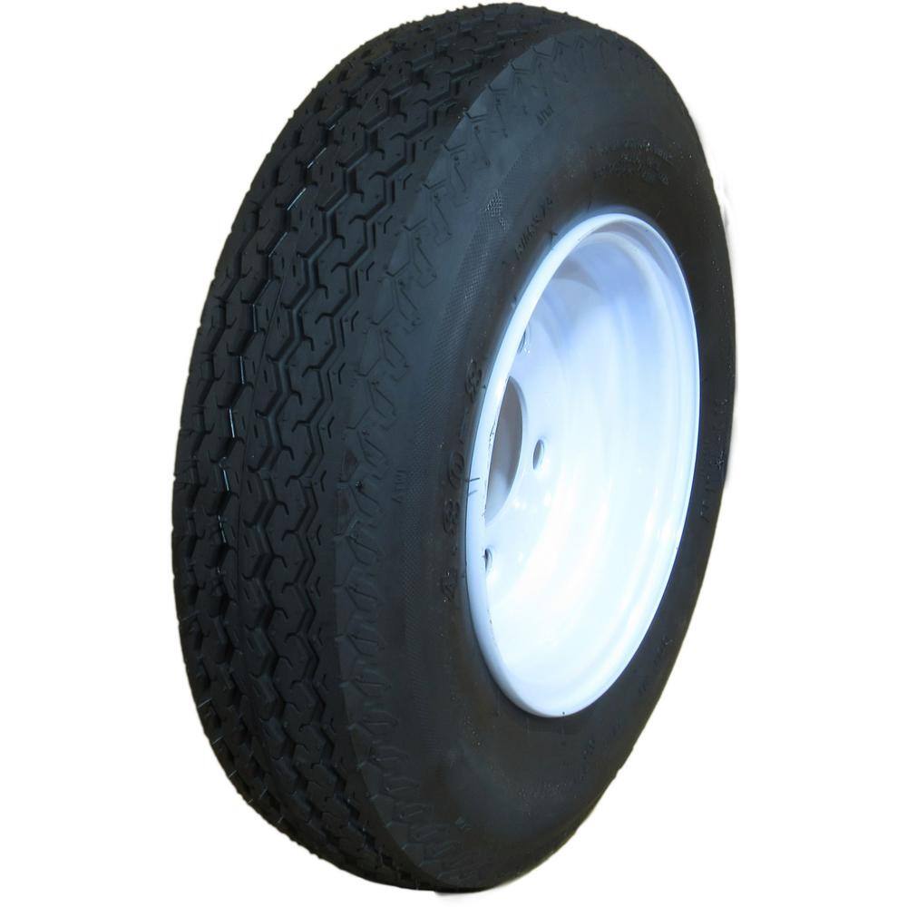 4.80 in.-8 90 PSI 6-Ply Tire and White Modular Wheel Assembly Mounted on a 5 Lug 8 in. x 3.75 in. 5-4.5 Wheel price history on PriceWatchPro