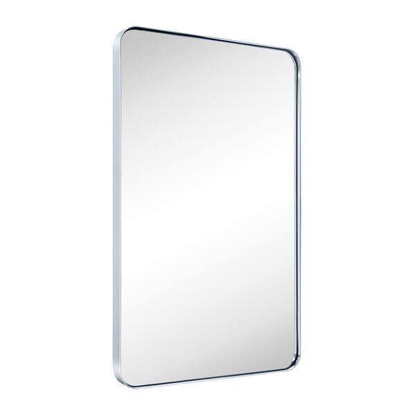 TEHOME Kengston 24 in. W x 36 in. H Large Rectangular Metal Framed Wall Mounted Bathroom Vanity