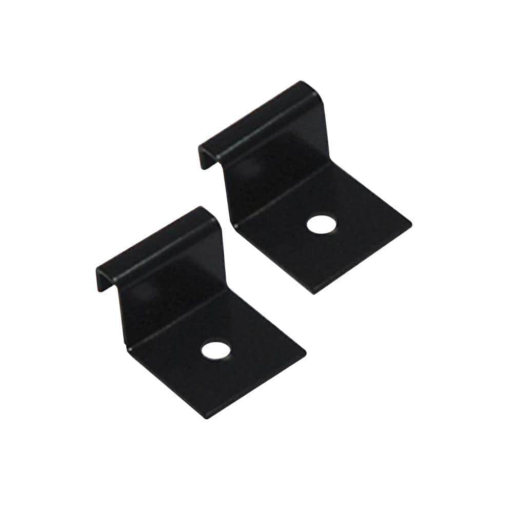 4 in. Metallic Wall Bracket - Black (2-Pack) price history on PriceWatchPro
