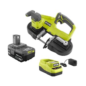 ONE+ 18V Cordless 2-1/2 in. Compact Band Saw Kit with (1) 4.0 Ah Lithium-ion Battery and 18V Charger