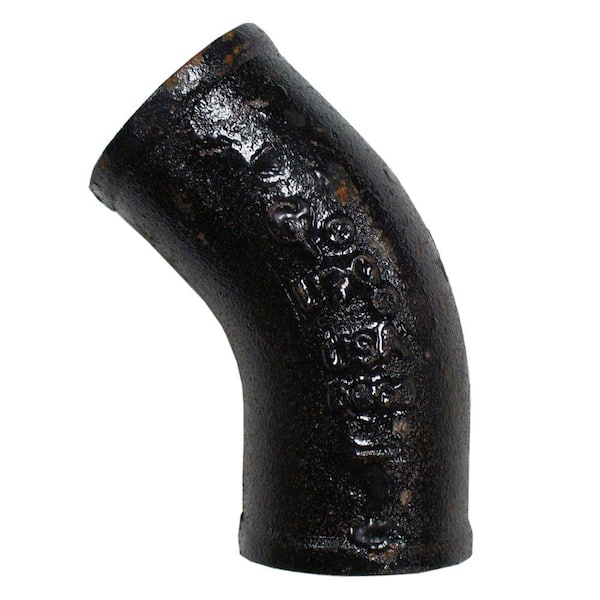 AB and I Foundry 2 in. Cast Iron 1/8 Bend