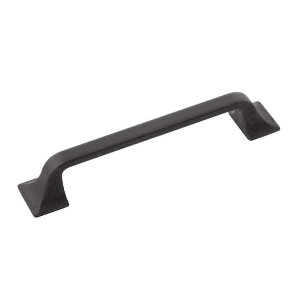 Hickory Hardware Forge Collection 128 mm Black Iron Cabinet Drawer and Door Pull