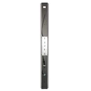 Integrated LED Series 39 in. 1-Light 20-Watt White & Black Modern Linear Outdoor Hardwired Sconce with 3000K Warm Light