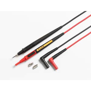 TL175E Twist Guard TM Test Leads, 2 mm Dia Probe Tips with 4 mm Adapters