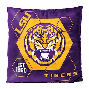 NCAA LSU Connector Velvet Reverse Pillow