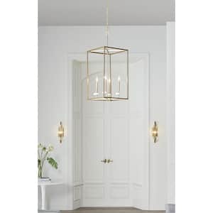 Cahill Collection 2-Light Brushed Bronze Clear Glass Luxe Bath Vanity Light