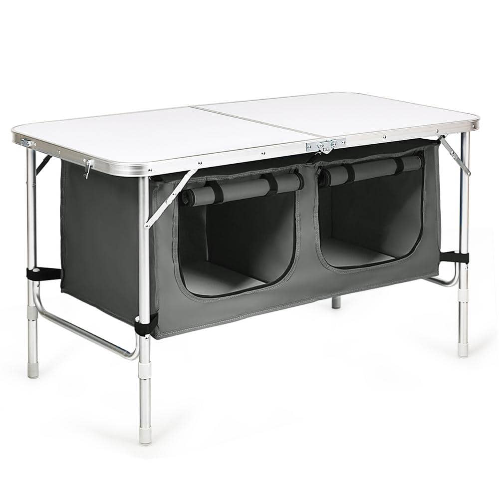 Grey Aluminum Adjustable Camping Table price history on PriceWatchPro