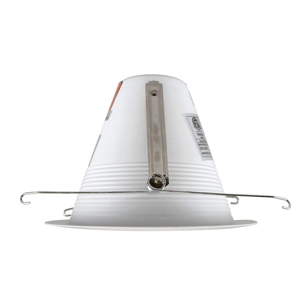 White Aluminum 6-Inch Airtight Recessed Lighting Trim