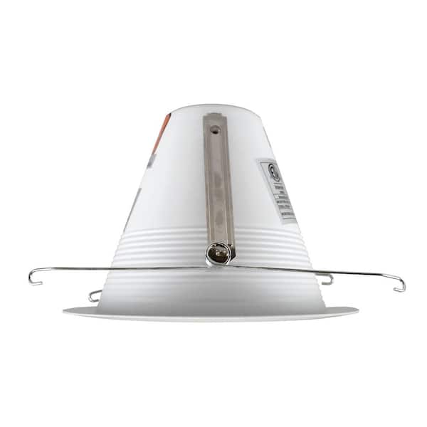 NICOR Lighting 4 Inch Nickel Recessed Baffle Trim For MR16 Bulb