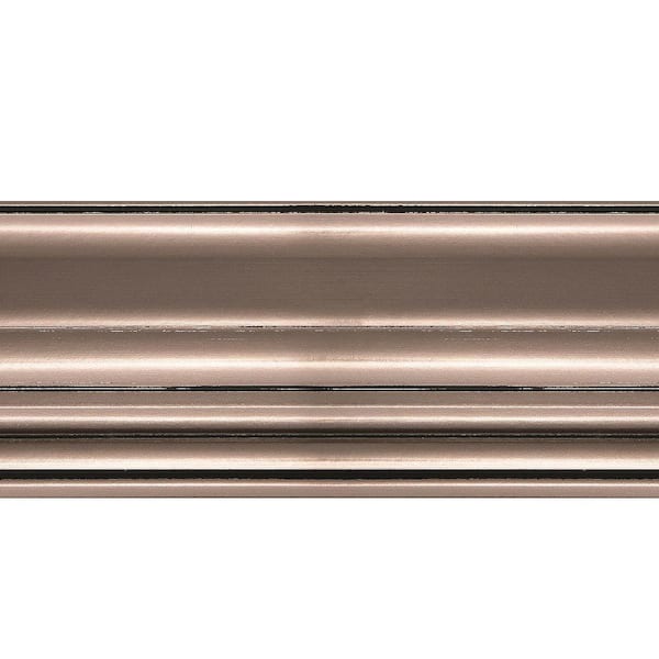 Fasade 1.063 in. x 6 in. x 96 in. Wood Brushed Nickel Classic Style Ceiling Crown Molding