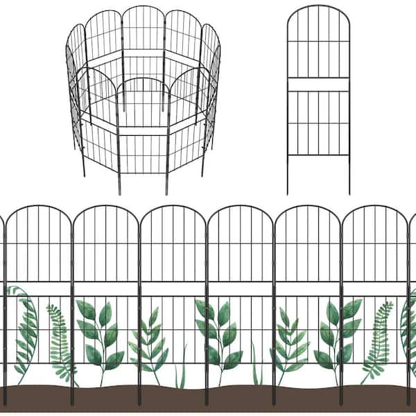 FAWEY TRED INC Garden Fencing 10 Pack, 36in (H) x 10. 8ft (L) Rustproof Metal Wire Panel Border
