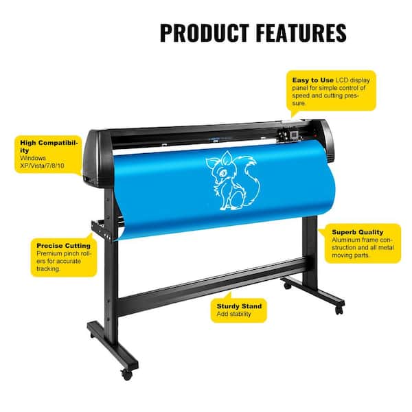 SVOPES Vinyl Cutter Plotter Machine, 53 in., 1350 mm, Signmaster