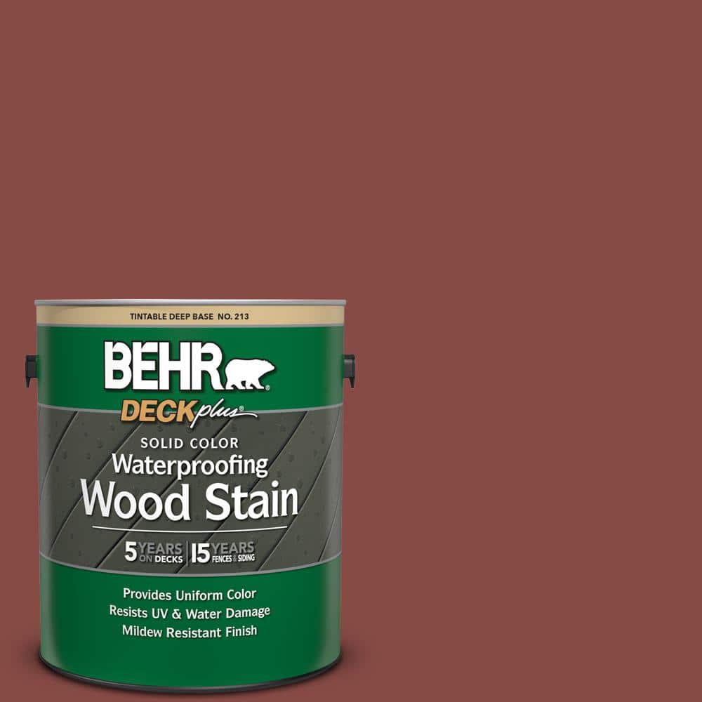1 gal. #PPU2-18 Spice Solid Color Waterproofing Exterior Wood Stain
