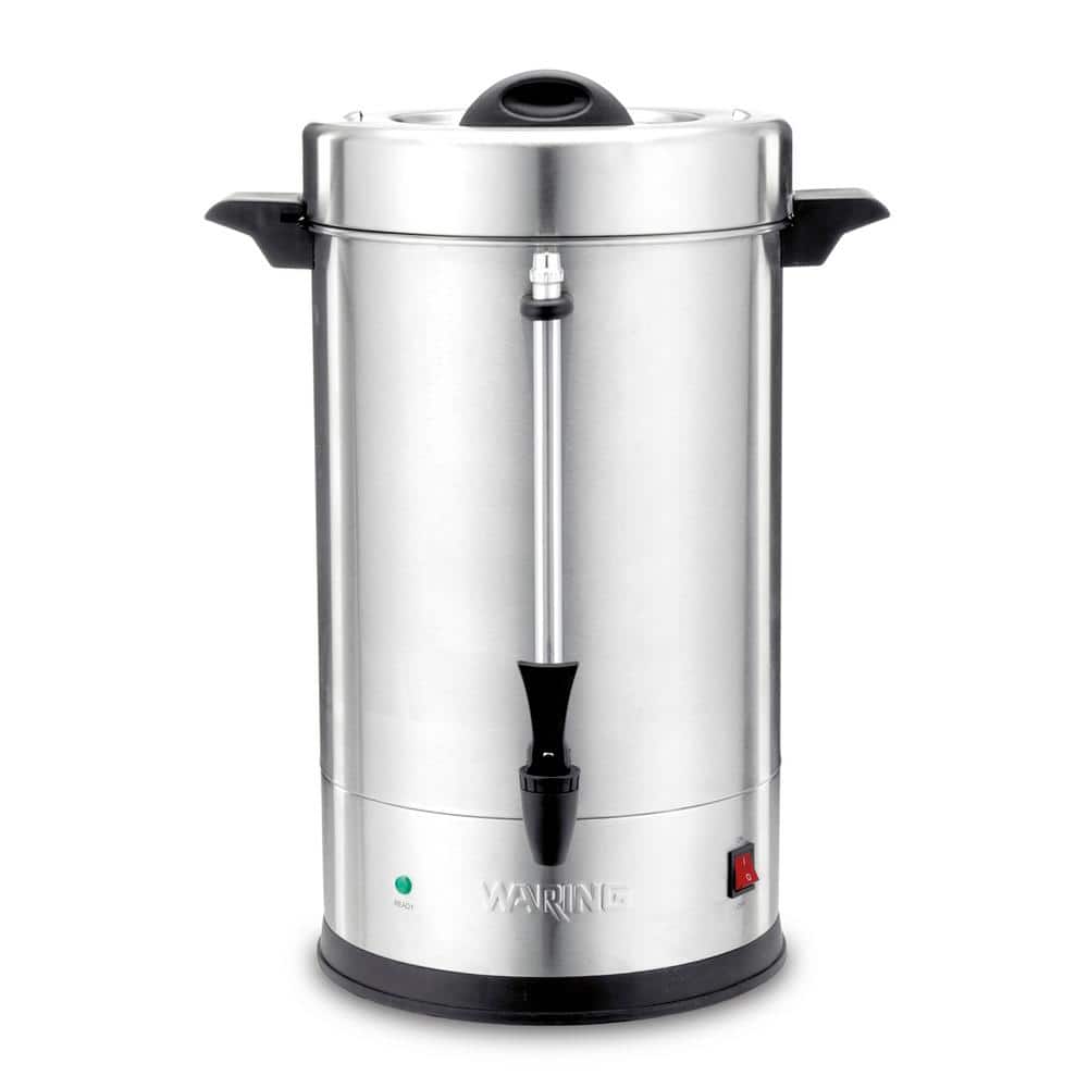 Bentism Commercial Coffee Urn 110 Cup Stainless Steel Coffee Dispenser Fast Brew, Size: 110 Cups, Silver