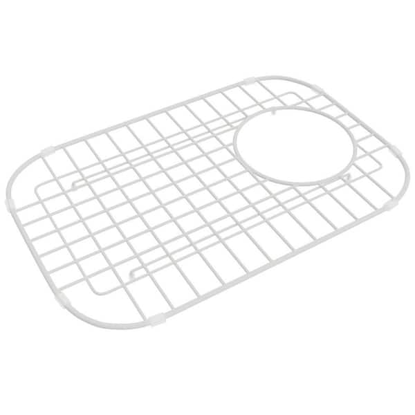 ROHL Allia 9.56 in. L x 14.44 in. W Bottom Grid in Biscuit
