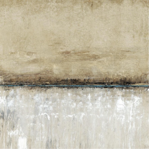GIANT ART 54 in. x 54 in. "Blue Line I" by Tim OToole Canvas Wall Art