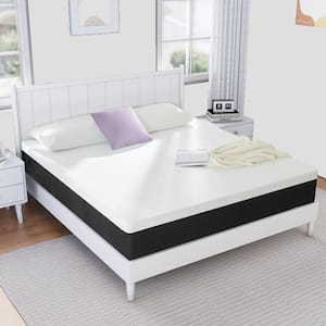 8 in. Queen Mediuim Tight Top Cooling Memory Foam Mattress, Comfor tand Support
