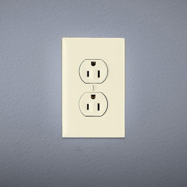 Pass and Seymour 15 Amp 125 Volt Tamper Resistant Commercial Grade Backwire Duplex Outlet, Light Almond (10-Pack)