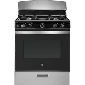 30 in. 4.8 cu. ft. Freestanding Gas Range in Stainless Steel