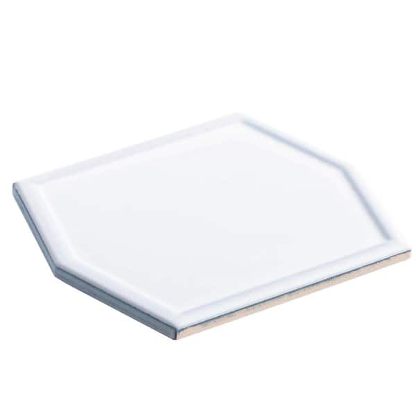 Chantelle Rhotek 5 in. x 6 in. Glossy Hexagon Ceramic Wall Tile (4.46 sq. ft./case)