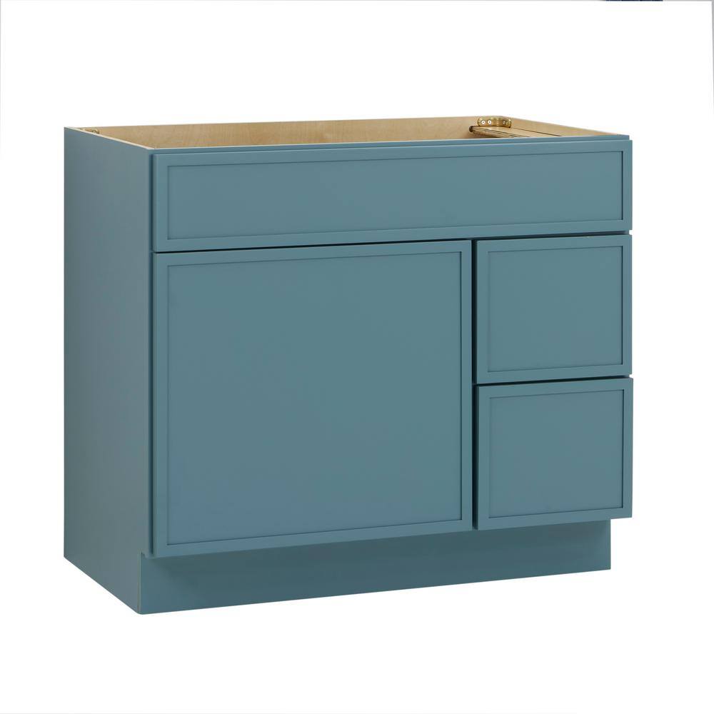 Sea Green 36" Single Freestanding Bathroom Vanity Base