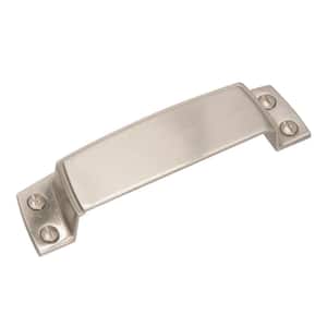 Highland Ridge 3-1/2 in. (89mm) Classic Satin Nickel Cabinet Cup Pull