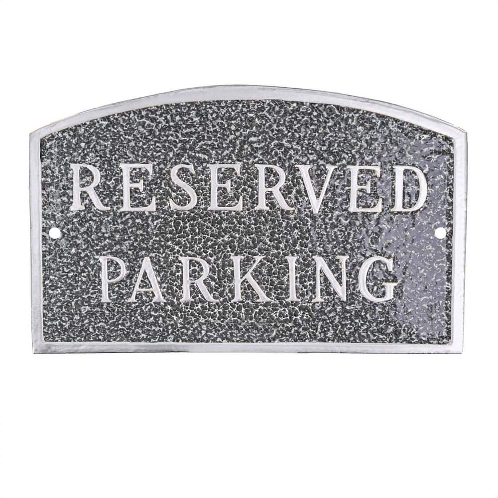 "13"" x 21"" Large Arch Reserved Parking Statement Plaque Sign-Swedish Iron" price history on PriceWatchPro