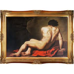 "Patroclus, 1780 with Victorian Gold Frame " by Jacques-Louis David Oil Painting