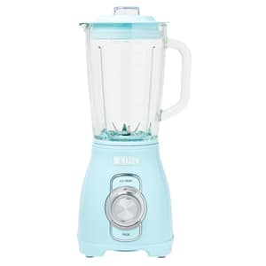 Power 59 oz. 5-Speed Turquoise/Chrome Blender with Ice Crush Button